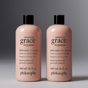 Philosophy Amazing Grace Bergamot Body Wash (16 fl oz) set